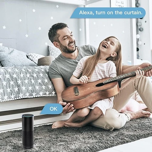 مفتاح ستائر ذكي من ايترسكاي - علبة من 4 قطع - أوامر صوتية فورية - تحكم ذكي بإضاءة خلفية LED - واجهة لمس كريستالية - جدولة آلية مرنة - أبيض (VEN000004-WF-4) - image 3