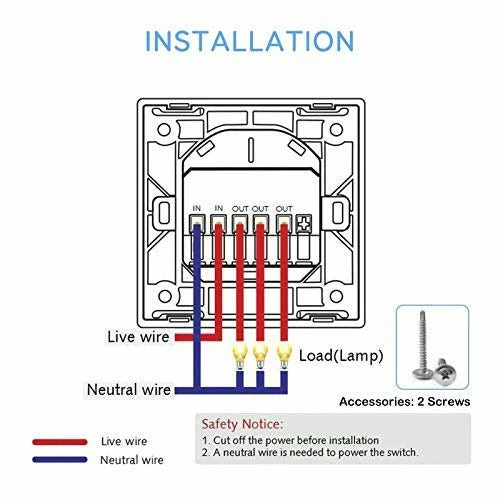 Maxcio Smart Switch RMT002 - Stable Connectivity - One-Touch Operation - Voice and Remote Control - White (VEN000004-RMT002) - image 2