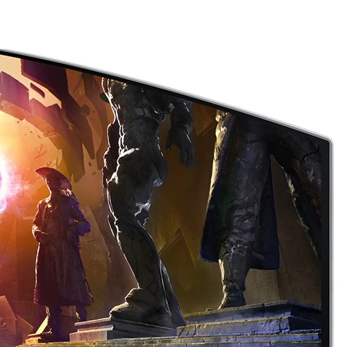 مۆنیتەری یاری سامسۆنگ ئۆدیسێی G8 G85SD OLED LS34DG852SMXUE ئینج 34 -WQHD ئەڵترا  - 175 هێرتز و 0.03 میللی چرکە GTG - شاشەی چەمێنراو800R - سلڤەر (8806095769981) - image 10