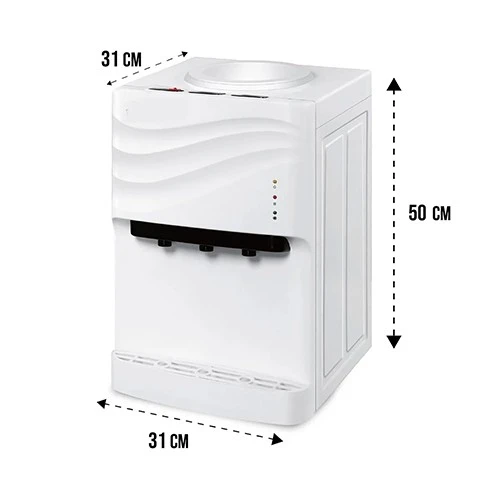 Shownic Tabletop Water Dispenser WD-T3NEW - Three Water Outlets-High Efficiency Compressor - White (VEN000005-WD-T3NEW) - image 3