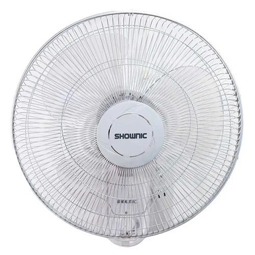 Shownic 16-Inch Wall Fan FE-W16CNW - 3 Speeds Settings - Dual Pull Chains - Low Noise Operation - 100% Copper Motor - White (VEN000005-FE-W16CNW) - image 2 Shownic 16-Inch Wall Fan FE-W16CNW - 3 Speeds Settings - Dual Pull Chains - Low Noise Operation - 100% Copper Motor - White (VEN000005-FE-W16CNW) - image 2