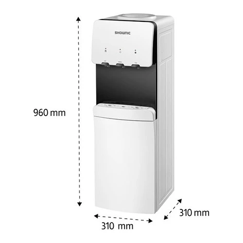 Shownic Water Dispenser with Storage Cabinet YT-C359BW - Three Water Outlets- High Efficiency Compressor - Child Safety Lock - White (VEN000005-YT-C359BW) - image 3 Shownic Water Dispenser with Storage Cabinet YT-C359BW - Three Water Outlets- High Efficiency Compressor - Child Safety Lock - White (VEN000005-YT-C359BW) - image 3