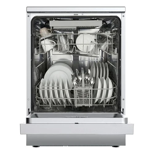 Shownic Dishwasher DWFS1460PX - 14 Place Setting Capacity - 9 Preset Wash Programs - Triple Water Sprayer System - Silver (VEN000005-DW-FS1460PX) - image 2
