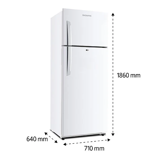 Shownic Top Mount Refrigerator RL-488 - 16 ft. Capacity - Tropical Compressor - Dedicated Compressor Cooling Fan - Direct Cooling System - Stainless Steel Doors and Frame (VEN000005-RL-488ZW) - image 4 Shownic Top Mount Refrigerator RL-488 - 16 ft. Capacity - Tropical Compressor - Dedicated Compressor Cooling Fan - Direct Cooling System - Stainless Steel Doors and Frame (VEN000005-RL-488ZW) - image 4