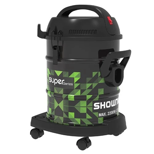 Shownic Drum Vacuum Cleaner VB-21M22RCB - 2200W Power - 21 Liters Metal Drum - Multi Filtration System - Motor Protection System - Blower Function - Black / Green (VEN000005-VB-21M22RCB) - image 2 Shownic Drum Vacuum Cleaner VB-21M22RCB - 2200W Power - 21 Liters Metal Drum - Multi Filtration System - Motor Protection System - Blower Function - Black / Green (VEN000005-VB-21M22RCB) - image 2