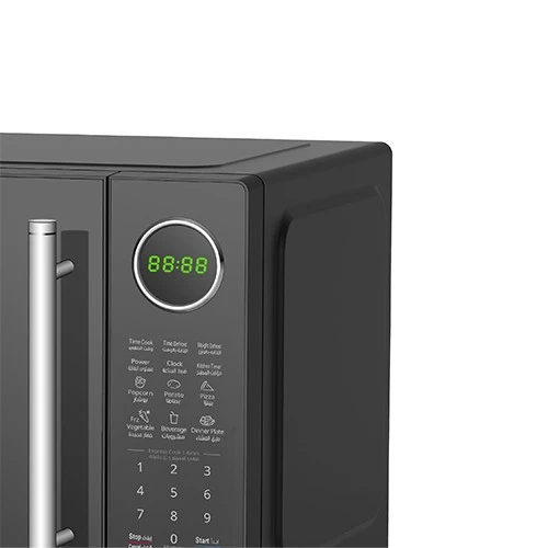 فرن ميكروويف شونك سولو OM-FSD128NB - سعة إجمالية 28 لتر - قدرة طهي 900 واط - تحكم رقمي وشاشة LED خضراء - 11 مستوى طاقة - 6 قوائم طهي تلقائية - أسود (VEN000005-OM-FSD128NB) - image 3
