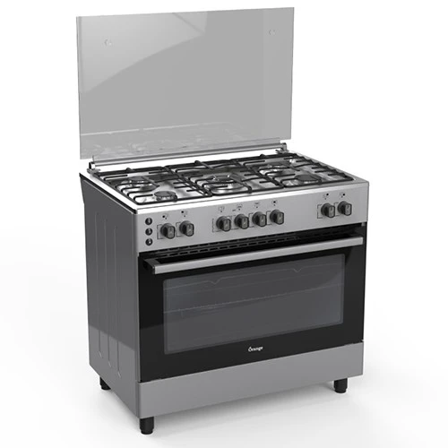 طباخ الغاز دي إل سي OFS-90I-GO - مقاس 90 سم - 5 شعلات غاز - مصنوع من الستانليس ستيل - إشعال تلقائي - شعلة توربو واحدة - ستانليس ستيل (VEN000009-OFS-90I-GO) - image 2