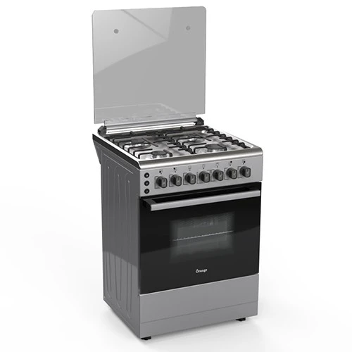 طباخ الغاز أورانج OFS-60I-GO - مقاس 60 سم - 4 عيون غاز - مصنوع من الستانليس ستيل - مروحة توربو - إشعال تلقائي - شعلة توربو - شتانليس ستيل (VEN000009-OFS-60I-GO) - image 2