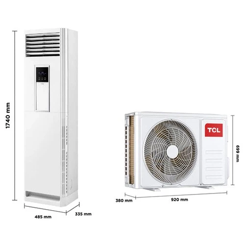 TCL Floor Standing Air Conditioner TAC-28CHFA/CE - 2.5 Ton Capacity - Tropical T3 Compressor - Eco Friendly Cooling - 4 Way Air Distribution - Titan Gold Fin Technology - White (TAC-28CHFA/CE) - image 4 TCL Floor Standing Air Conditioner TAC-28CHFA/CE - 2.5 Ton Capacity - Tropical T3 Compressor - Eco Friendly Cooling - 4 Way Air Distribution - Titan Gold Fin Technology - White (TAC-28CHFA/CE) - image 4