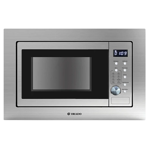 Orado Built in Microwave Oven OR-BMW 928 SS - 60cm Size - 28 Liters Capacity - 8 Auto Menus - 95 Minutes Timer - Defrost by Weight or Time - Silver (OR-BMW928SS) - image 1 Orado Built in Microwave Oven OR-BMW 928 SS - 60cm Size - 28 Liters Capacity - 8 Auto Menus - 95 Minutes Timer - Defrost by Weight or Time - Silver (OR-BMW928SS) - image 1