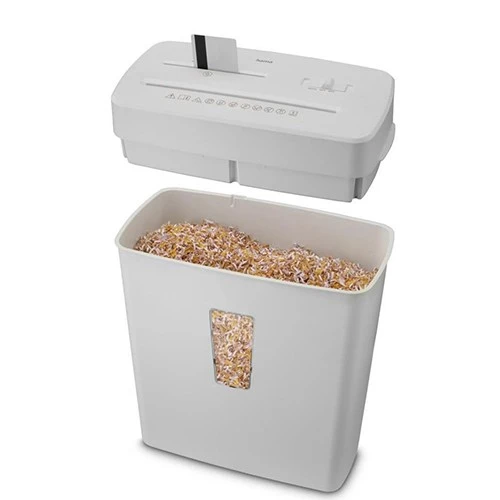 Hama Prime M50CD-W Document Shredder 73050588 - Shredder with Security Level P5 T2 E2 O1 - Versatile Media Shredding - Staple & Clip Capability - Automatic Operation - White (4047443552549) - image 4
