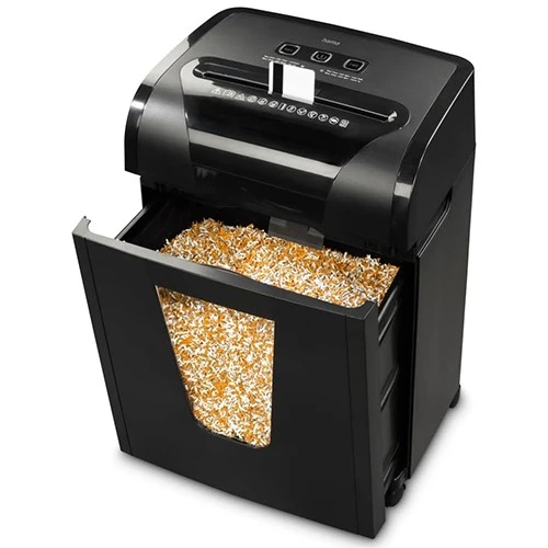 Hama Prime M100 Document Shredder 73050590 - Shredder with Security Level P5 T5 E4 - 8 to 9 Sheets Cutting Capacit - Multi-Media Destruction - Overheating & Overload Protection - Black (4047443552563) - image 6 Hama Prime M100 Document Shredder 73050590 - Shredder with Security Level P5 T5 E4 - 8 to 9 Sheets Cutting Capacit - Multi-Media Destruction - Overheating & Overload Protection - Black (4047443552563) - image 6