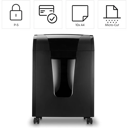 Hama Prime M100 Document Shredder 73050590 - Shredder with Security Level P5 T5 E4 - 8 to 9 Sheets Cutting Capacit - Multi-Media Destruction - Overheating & Overload Protection - Black (4047443552563) - image 7 Hama Prime M100 Document Shredder 73050590 - Shredder with Security Level P5 T5 E4 - 8 to 9 Sheets Cutting Capacit - Multi-Media Destruction - Overheating & Overload Protection - Black (4047443552563) - image 7