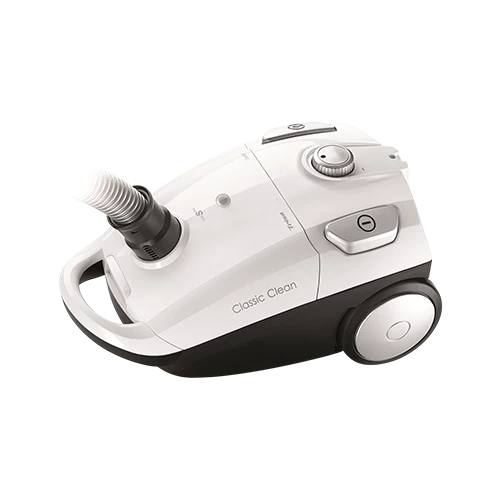 Trisa Classic Clean Vacuum Cleaner T6601 - Hepa Filter - 3.8L Capacity - 650W Motor - Triple Function Accessories - Protective Soft Wheels - White (VEN000010-7640139994899) - image 1 Trisa Classic Clean Vacuum Cleaner T6601 - Hepa Filter - 3.8L Capacity - 650W Motor - Triple Function Accessories - Protective Soft Wheels - White (VEN000010-7640139994899) - image 1