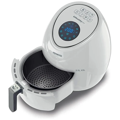 مقلاة هوائية رقمية كينوود HFP52.000WH XXL - أداء 1500 واط - سعة 5 لترات - دهون أقل بنسبة تصل إلى 90% - لوحة تحكم رقمية - أبيض (5011423010182) - image 2 مقلاة هوائية رقمية كينوود HFP52.000WH XXL - أداء 1500 واط - سعة 5 لترات - دهون أقل بنسبة تصل إلى 90% - لوحة تحكم رقمية - أبيض (5011423010182) - image 2