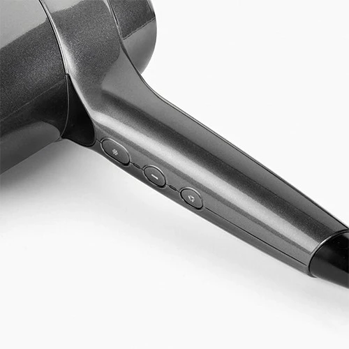 مجفف شعر بيبي ليس تيتانيوم شاين D6200DSDE - أداء قوي 1600 واط - ملحقان مرفقان - تحكم في تجعد الشعر - رمادي (3030050200140) - image 5 مجفف شعر بيبي ليس تيتانيوم شاين D6200DSDE - أداء قوي 1600 واط - ملحقان مرفقان - تحكم في تجعد الشعر - رمادي (3030050200140) - image 5