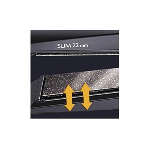 مملس الشعر بابيليس بروتيكت سليم ST325SDE - ألواح السيراميك - 37 وات - تسخين فائق السرعة - تصميم نحيف 22 مم - نظام قفل الألواح - أسود (3030050095937) - image 2 مملس الشعر بابيليس بروتيكت سليم ST325SDE - ألواح السيراميك - 37 وات - تسخين فائق السرعة - تصميم نحيف 22 مم - نظام قفل الألواح - أسود (3030050095937) - image 2