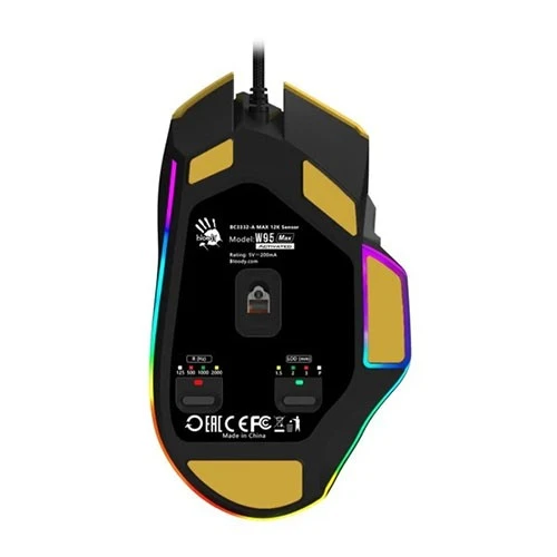 Bloody W95 Max Extra Fire Gaming Mouse - 12,000 CPI - Wired - BC3332-A Sensor (4711421985581) - image 7 Bloody W95 Max Extra Fire Gaming Mouse - 12,000 CPI - Wired - BC3332-A Sensor (4711421985581) - image 7