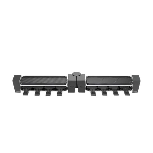 Trisa Raclette & Brunch Grill - 180° Swivel Opening - Dual Heating Control - Reversible Grill & Brunch Plates - 8 Non Stick Pans & Spatulas - 1500W High Power Output - Black (VEN000010-7640306322456) - image 2 Trisa Raclette & Brunch Grill - 180° Swivel Opening - Dual Heating Control - Reversible Grill & Brunch Plates - 8 Non Stick Pans & Spatulas - 1500W High Power Output - Black (VEN000010-7640306322456) - image 2