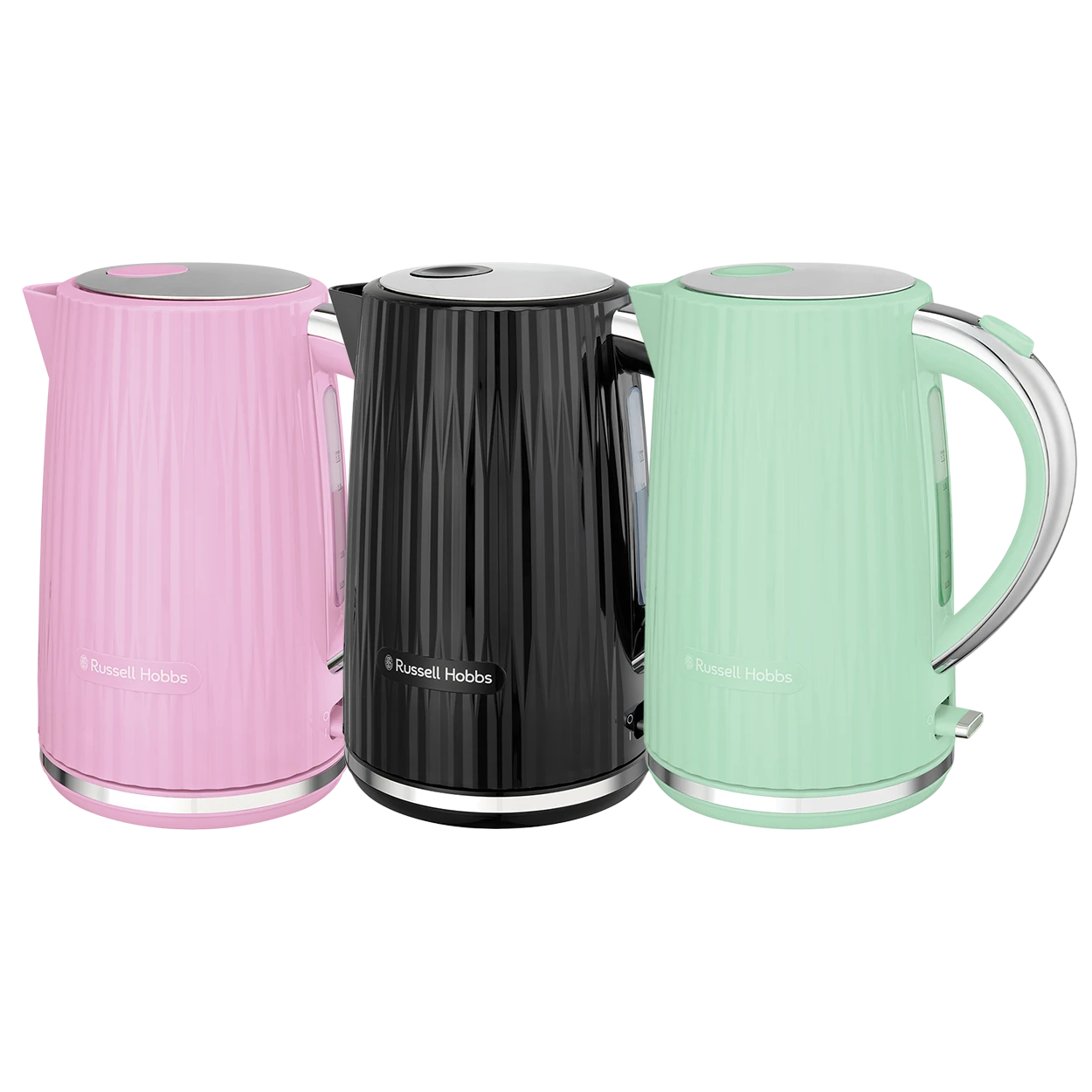 russellhobbs Russellhobbs Russell Hobbs Eden Kettle Lid Discreet Water Window With Gauge Power Liter Capacity Perfect Pour Spout Base With Cord Illuminated Power Switch 1700 ml 2400W black capacity: 1700ml | power: 2400w