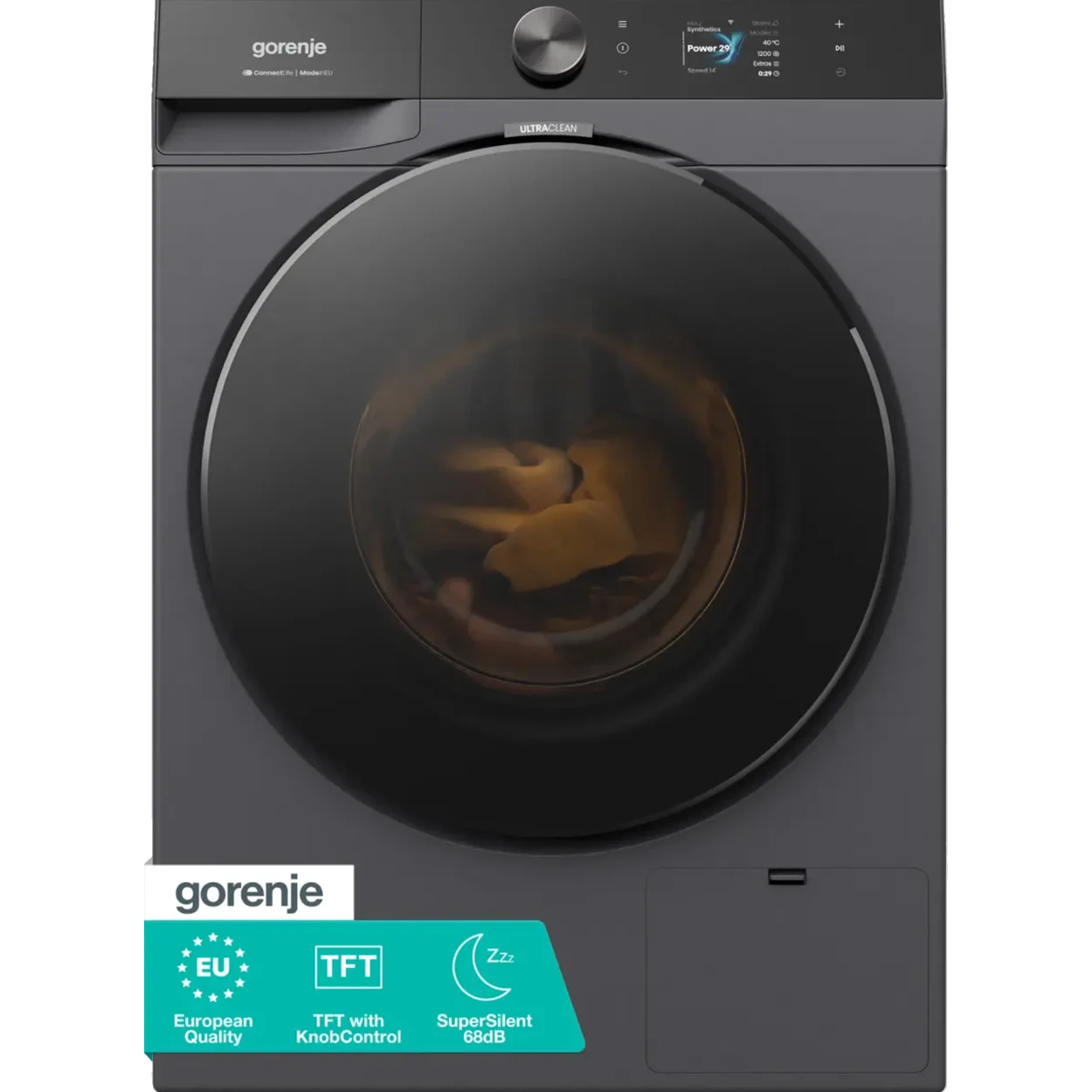 gorenje Gorenje WG8114a31t 11 kg black capacity: 11kg