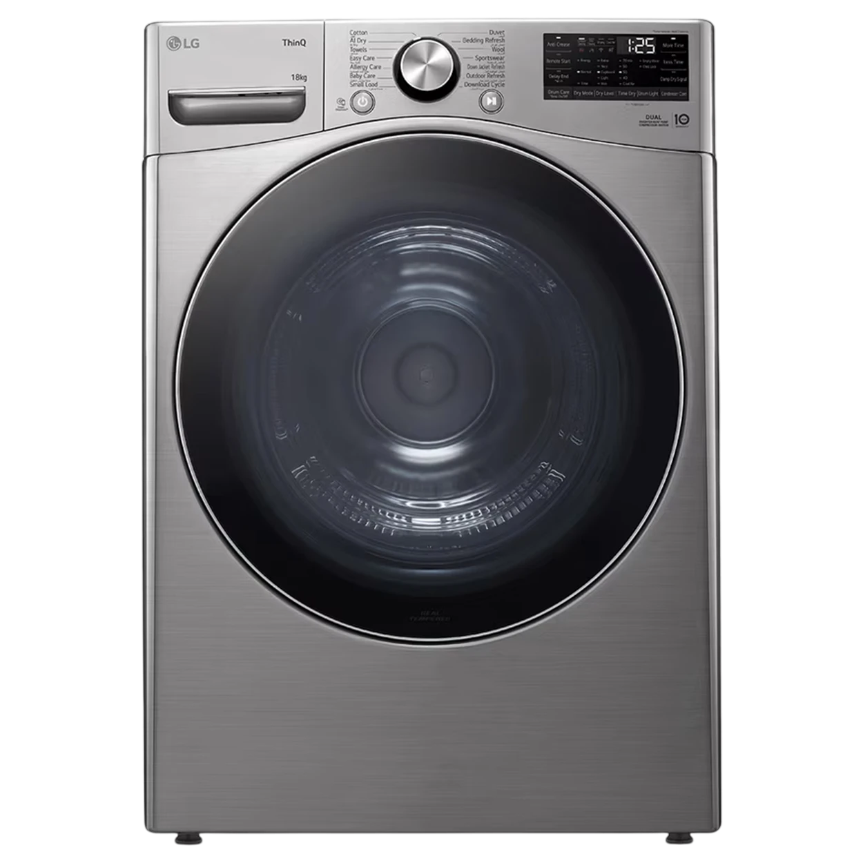 lg Lg RH18u8evcw 18 kg platinum silver capacity: 18kg