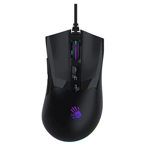 ماوس الألعاب بلودي W90 ماكس RGB - دقة 12000 CPI - سلكي - مستشعر BC3332-A 10K - أسود (4711421955553) - image 2