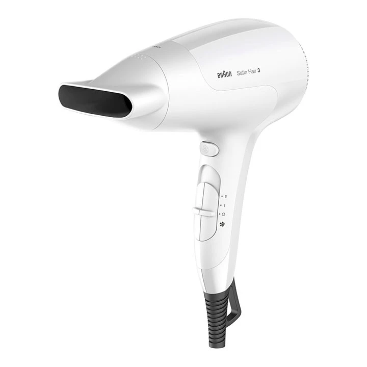 Braun Satin Hair 3 PowerPerfection HD380 Dryer - 2200W Motor - Ionic Function - Infrared Heating - 3 Heat & 2 Airflow Settings - Lightweight Design - White (4210201122517) - image 2