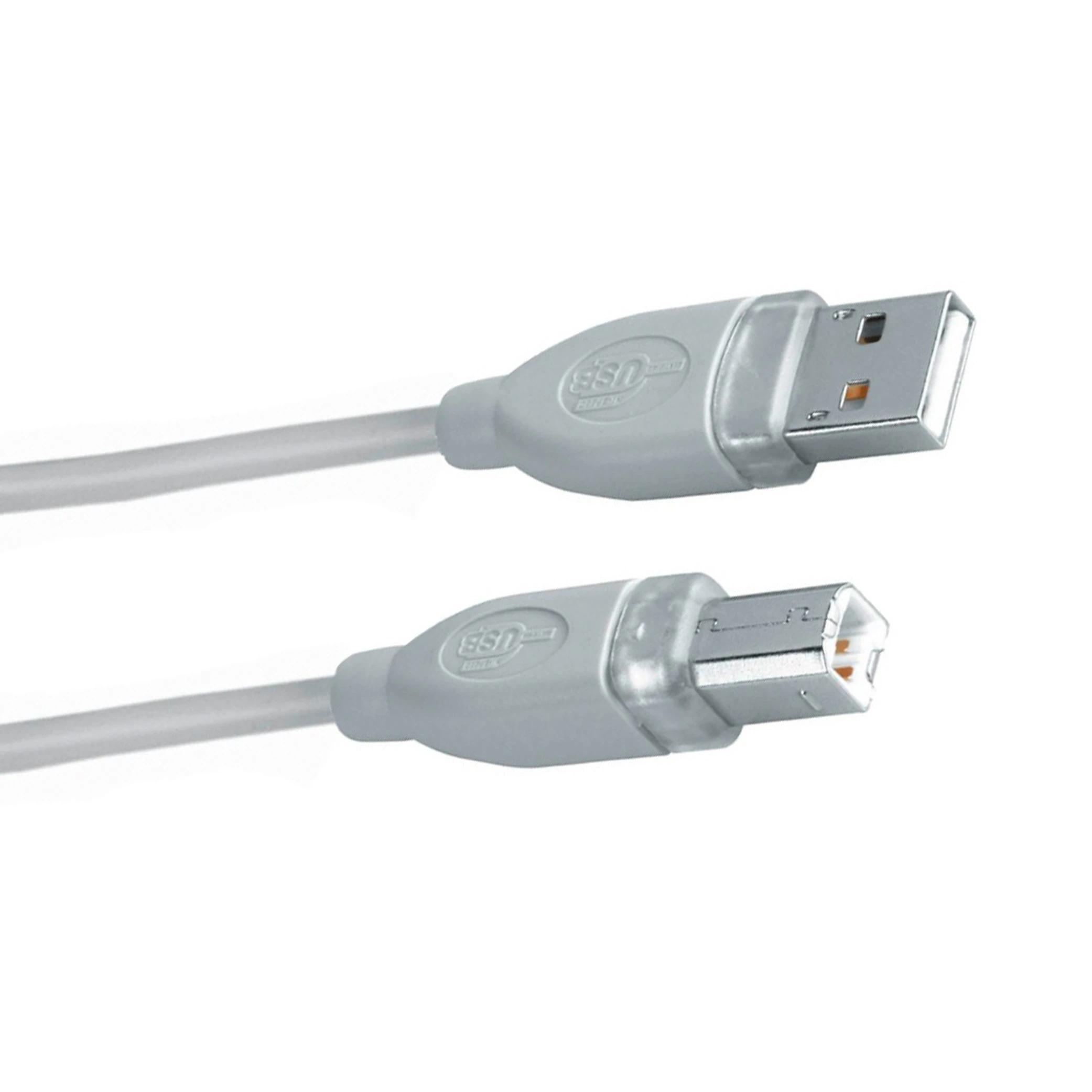Hama 45021 USB 2.0 Cable Shielded - 1.80 m Cable Length - Supports High-Speed Data Transfer - Grey (4007249450210) - image 2