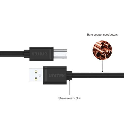 Unitek USB-A to USB-B (5)