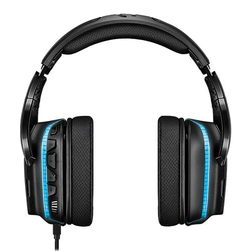 Logitech G635 Gaming Headset - 50mm Pro-G Drivers - LIGHTSYNC RGB - DTS Headphone:X 2.0 - Immersive 3D Soundscape - 6mm Flip-to-Mute Mic - Black (5099206081925) - image 2