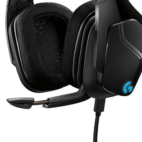 Logitech G635 Gaming Headset - 50mm Pro-G Drivers - LIGHTSYNC RGB - DTS Headphone:X 2.0 - Immersive 3D Soundscape - 6mm Flip-to-Mute Mic - Black (5099206081925) - image 6