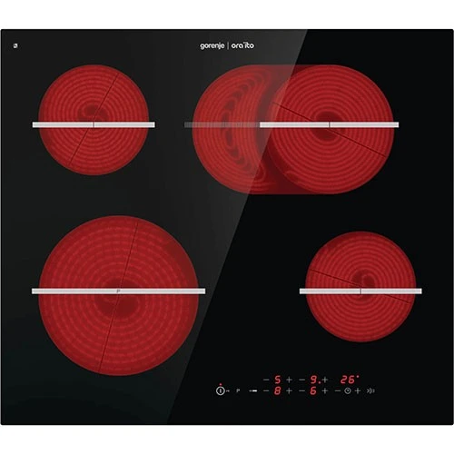 Gorenje Built in Ceramic Hob 60 cm ECT641BSC - StayWarm Function - StopGo Pause - Timer Function - 4 HiLight Zones - Black (383782120916) - image 3 Gorenje Built in Ceramic Hob 60 cm ECT641BSC - StayWarm Function - StopGo Pause - Timer Function - 4 HiLight Zones - Black (383782120916) - image 3