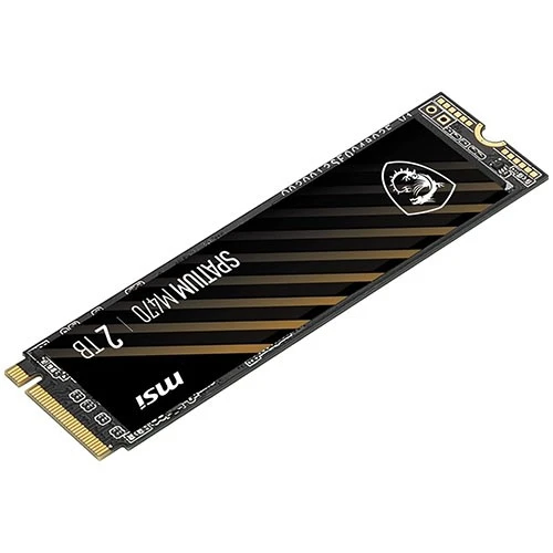 قرص MSI سباتيوم برو 2 تيرابايت M470 SSD PCIe 4.0 M.2 NVMe بسرعة قراءة 6000 ميجابايت/ثانية وسرعة كتابة 5000 ميجابايت/ثانية  - أسود (824142390283) - image 5