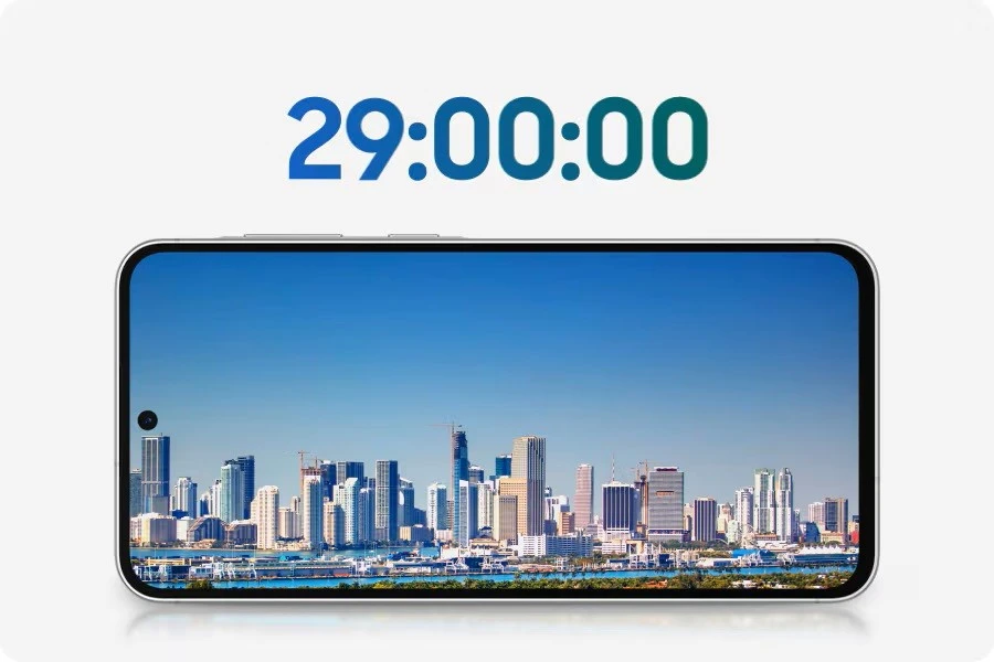 موبايل سامسونج جالاكسي 5G 2025 A56 الذكي ثنائي الشريحة - شاشة سوبر أموليد بتردد 120 هرتز - كاميرا ثلاثية بدقة 50 ميغابكسل - بطارية بسعة 5000 مللي أمبير - معالج إكسنوس 1580 - شحن فائق السرعة بقوة 45 واط (8806097047643) - image 4