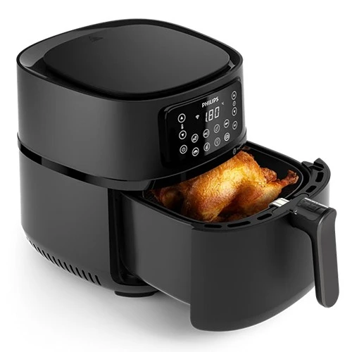 Philips Air fryer 5000 Series XXL HD9285/93 -  7.2L - Connected To HomeID App - Rapid Air Technology - Black (8720389015069) - image 2