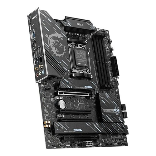 MSI X870 Gaming Plus Wi-Fi ATX Motherboard - Supports AMD AM5 Ryzen Processors - DDR5 - PCIe 5.0 - Wi-Fi 7 and 5G LAN - Black / Silver (824142390528) - image 2