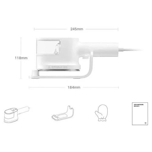 Xiaomi Handheld Garment Steamer - 1300W Power - Foldable Design - 160ml Water Tank - 26-Second Heat-Up - White (6941812774571) - image 9 Xiaomi Handheld Garment Steamer - 1300W Power - Foldable Design - 160ml Water Tank - 26-Second Heat-Up - White (6941812774571) - image 9