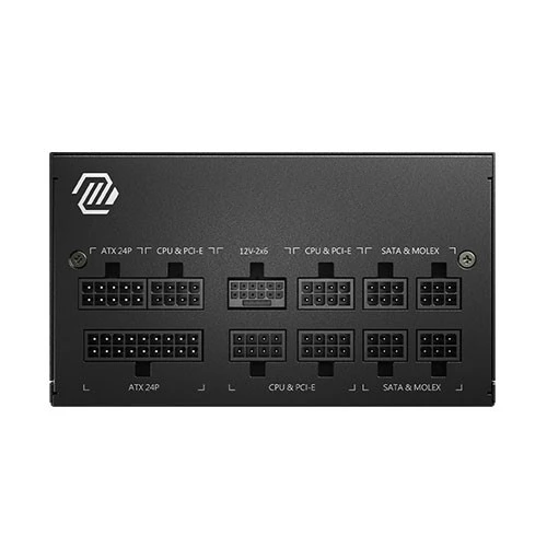 مزود طاقة MSI MAG A850GL - تصميم معياري بالكامل - قدرة خرج 850 واط - جاهز لتقنية PCIe 5.0 و ATX 3.1 - حاصل على شهادة 80 بلس غولد - أسود (824142319222) - image 5 مزود طاقة MSI MAG A850GL - تصميم معياري بالكامل - قدرة خرج 850 واط - جاهز لتقنية PCIe 5.0 و ATX 3.1 - حاصل على شهادة 80 بلس غولد - أسود (824142319222) - image 5