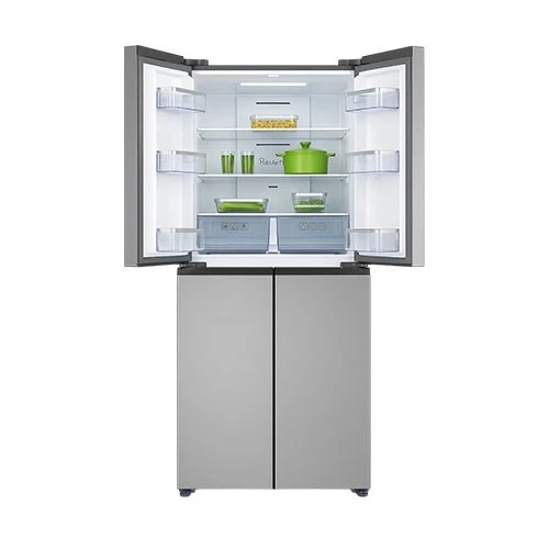 TCL French Door Refrigerator C740CDSS - 24ft Capacity - Tropical Inverter Compressor - No Frost Air Cooling System - 360° Multi Air-Flow - Digital Control Display - Internal Ice Maker - Light Steel (C740CDSS) - image 3