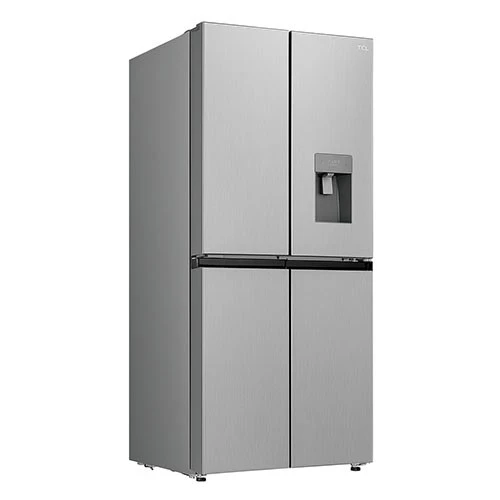TCL French Door Refrigerator C740CDSS - 24ft Capacity - Tropical Inverter Compressor - No Frost Air Cooling System - 360° Multi Air-Flow - Digital Control Display - Internal Ice Maker - Light Steel (C740CDSS) - image 2