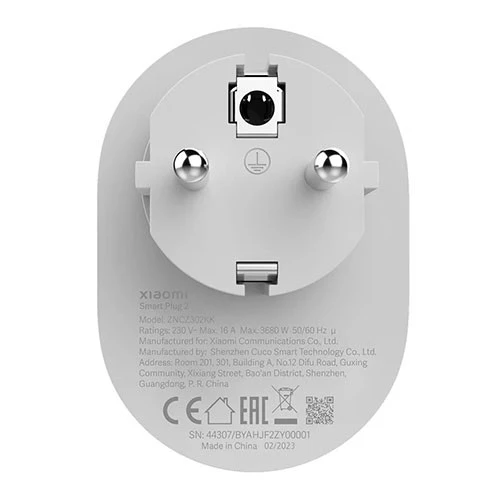 Xiaomi Smart Plug 2 (EU) - Wi-Fi & Bluetooth - Energy Monitoring - Flame-Retardant - White (6941812706626) - image 4