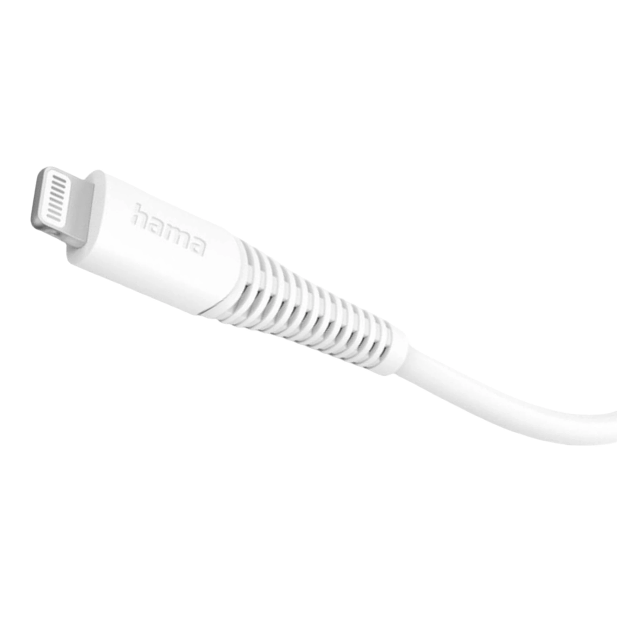Hama Charging Cable 201603 - USB-C to Lightning - 1.5m - Fast Charging -High-Speed Data Transfer - Tangle-Free Design - White (4047443486035) - image 2
