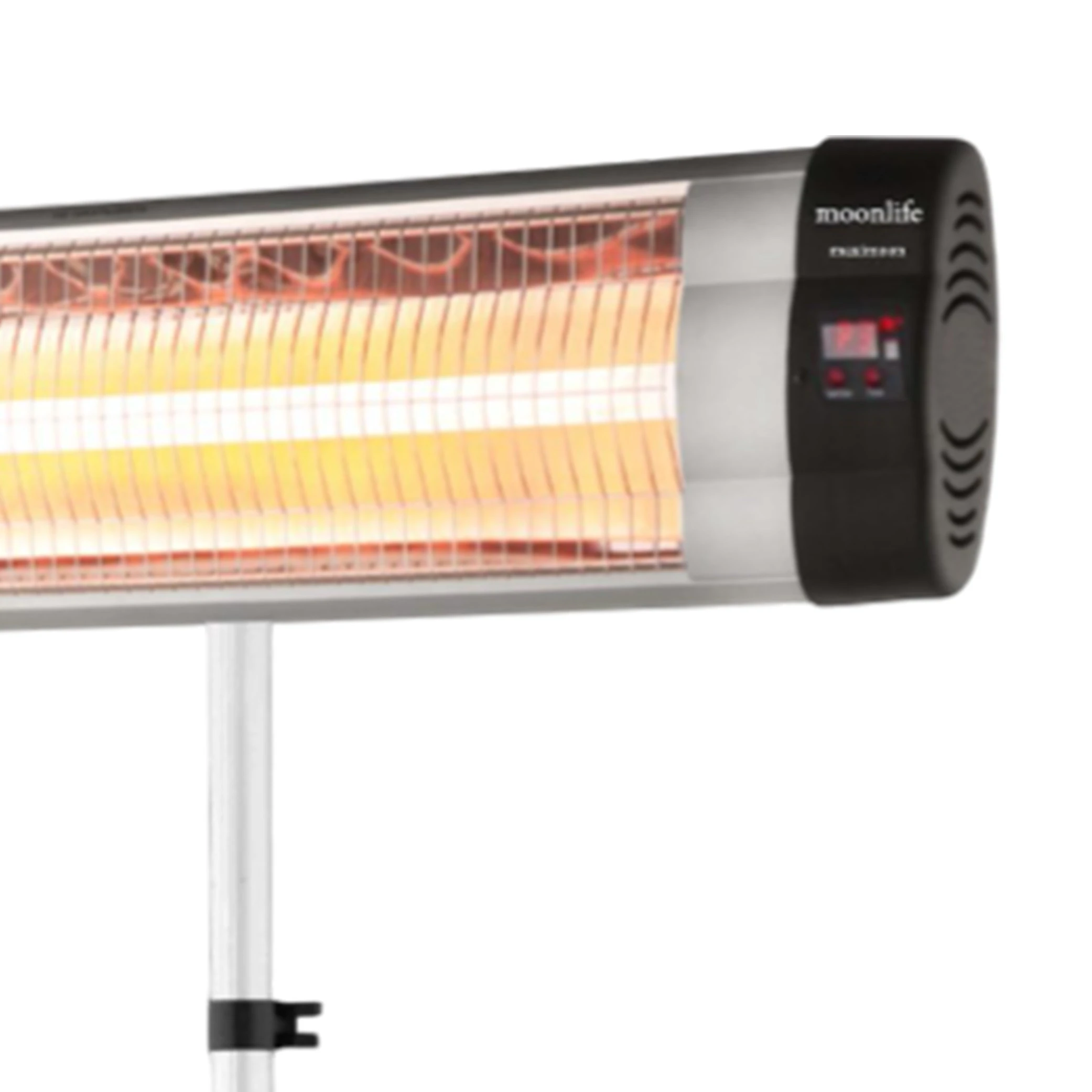 Moonlife Miximoon Quartz Heater MF024 - 3000W High Power Output - Quartz Tube Technology - Single Heat Setting - Black/white (8682079450928) - image 3
