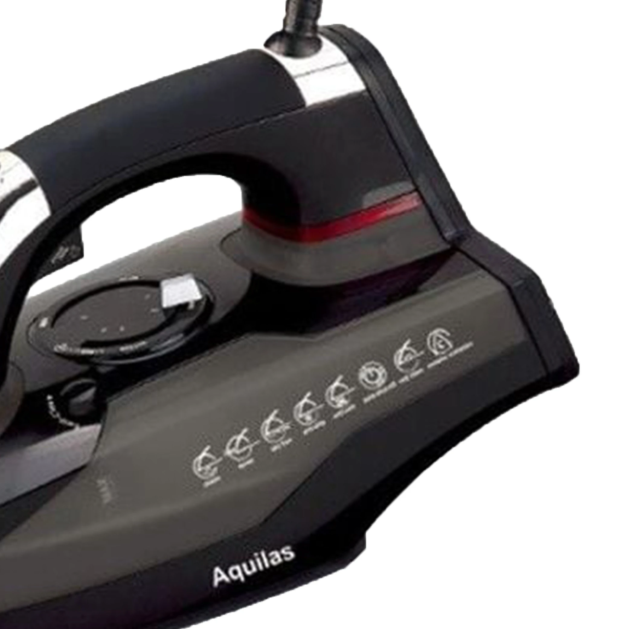 Moonlife Aquilas Ceramic Steam Iron MF906 - 2600W Power - Ceramic Soleplate - Auto Shut-Off - Vertical Steam - Black (8682079450164) - image 3