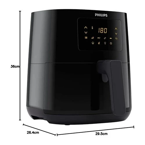 Philips 3000 Series Airfryer L HD9252/91 - Rapid Air Technology - 13 Cooking Functions - 7 Preset Programs & Digital Touchscreen - 4.1 L Capacity - Black (882925291372) - image 6