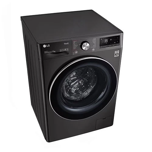 LG Front Load Washing Machine WR9011PBG - 11 Kg and 1400 RPM Spin Speed - AI DD and Steam+ - 14 Smart Programs - Child Lock - Platinum Black (6222048405973) - image 6