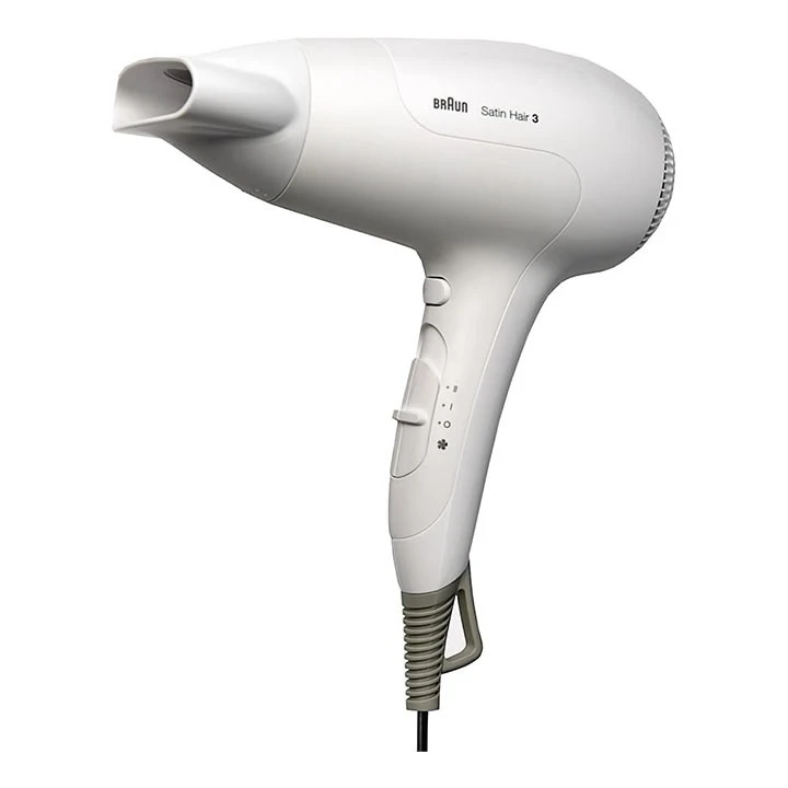 Braun Satin Hair 3 PowerPerfection HD380 Dryer - 2200W Motor - Ionic Function - Infrared Heating - 3 Heat & 2 Airflow Settings - Lightweight Design - White (4210201122517) - image 3