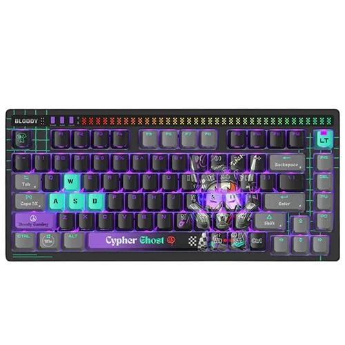 Bloody AT75 Alpha Optical Switch Keyboard - 75% - Alpha Optical Switch - Wired - Adjustable Actuation Point (4711421001830) - image 2