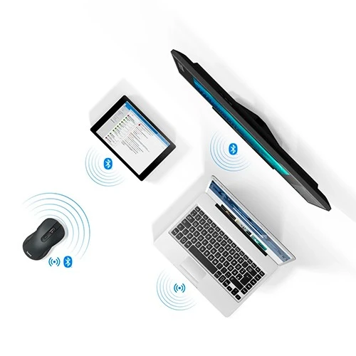 Hama MW-650 Optical Mouse - 2400 DPI - Wireless - Multi-Device Connection - Black (4047443458506) - image 5 Hama MW-650 Optical Mouse - 2400 DPI - Wireless - Multi-Device Connection - Black (4047443458506) - image 5